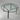 Ames Aire Glass Top Dining Table 47.5" DIA