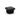 7/8" Square Plastic Tube Insert Black