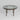 Brown Jordan Kantan Side Table 24" Diameter Model 1142-4800 With New Tempered Smooth Rough Glass