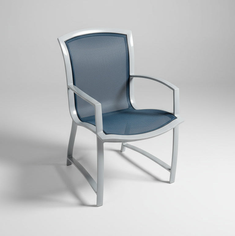 Brown Jordan Wave Dining Chair Restoration and Sling Replacement