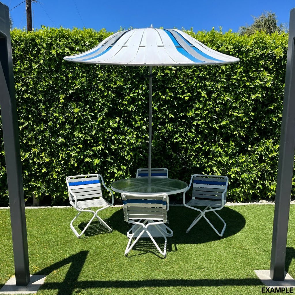 brown jordan patio table umbrella Brown Jordan Kailua 5pc Dining Set